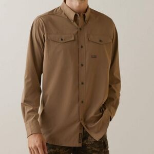 Ariat Rebar Made Tough VentTech DuraStretch Work Shirt  XXL Tall  BinX